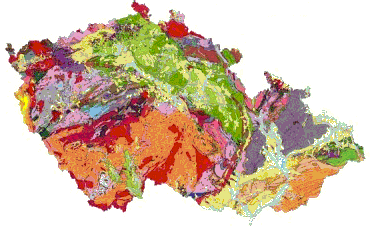 geologick mapa ech